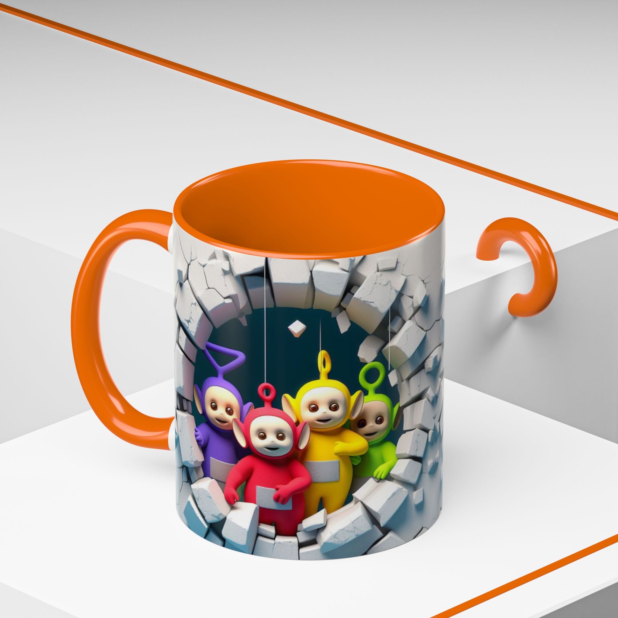Teletubbies Tunnel Coffee Mug — Cute Retro Kids TV Character Design (11/15oz)