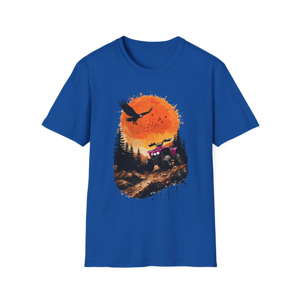 Off-Road Jeep Sunset T-Shirt — Adventure Forest Graphic Tee
