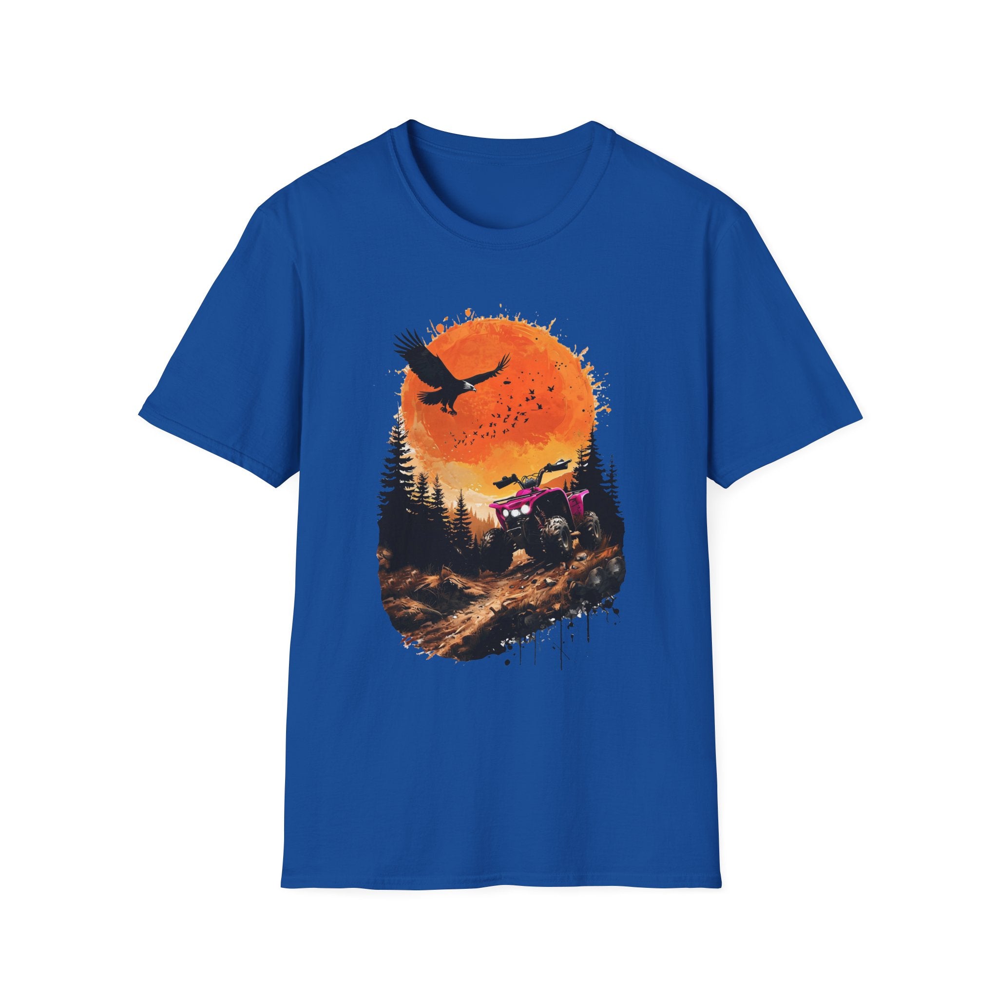 Off-Road Jeep Sunset T-Shirt — Adventure Forest Graphic Tee