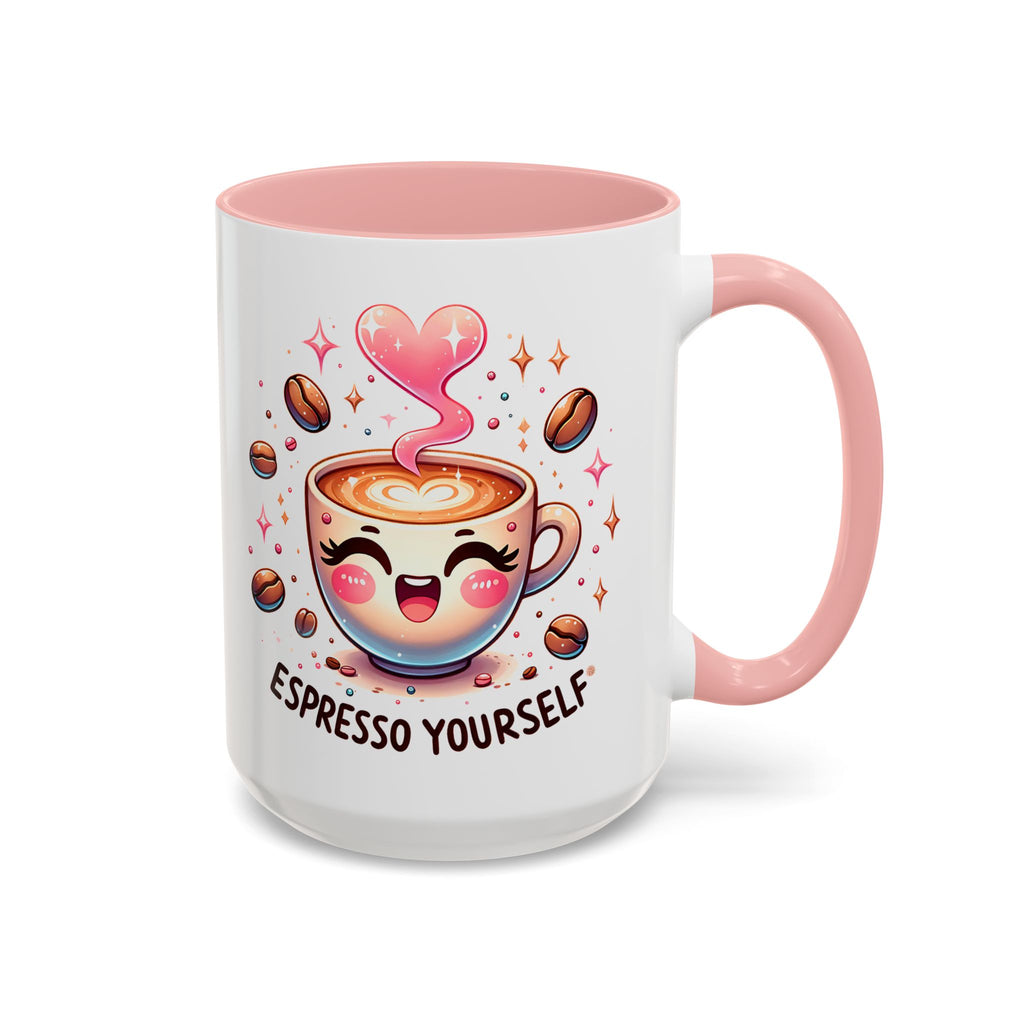 Espresso Yourself Coffee Mug — Cute Kawaii Cup Accent Mug (11/15oz)