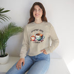 "Life Without Coffee Is Depresso" Cute Cafe Graphic — Coffee Crewneck Sweatshirt