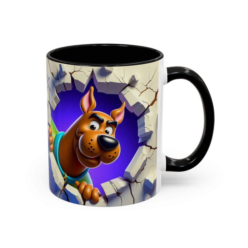 Scooby-Doo "Breaking Through" Accent Coffee Mug (11/15 oz)