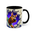 Scooby-Doo "Breaking Through" Accent Coffee Mug (11/15 oz)