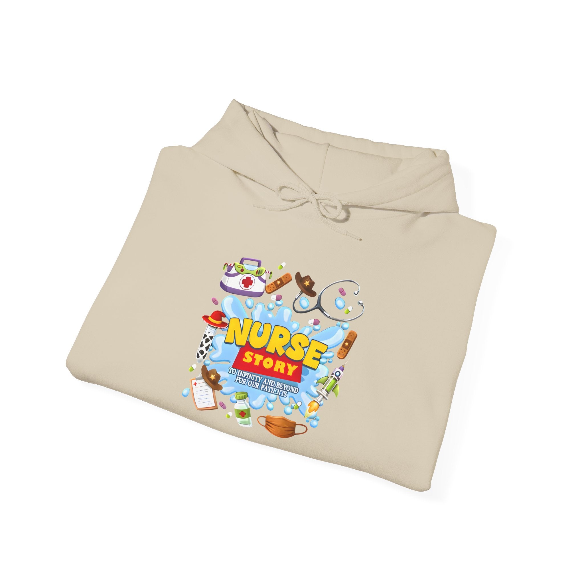 Nurse Story Hoodie – Cute 'Nurse Story' Medical Team Pullover
