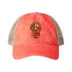 Black Nurse Magic Ponytail Back Hat - Women's Washed Mesh-Back Cap