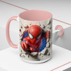 Spider-Man "Break Through" Accent Coffee Mug (11/15oz)