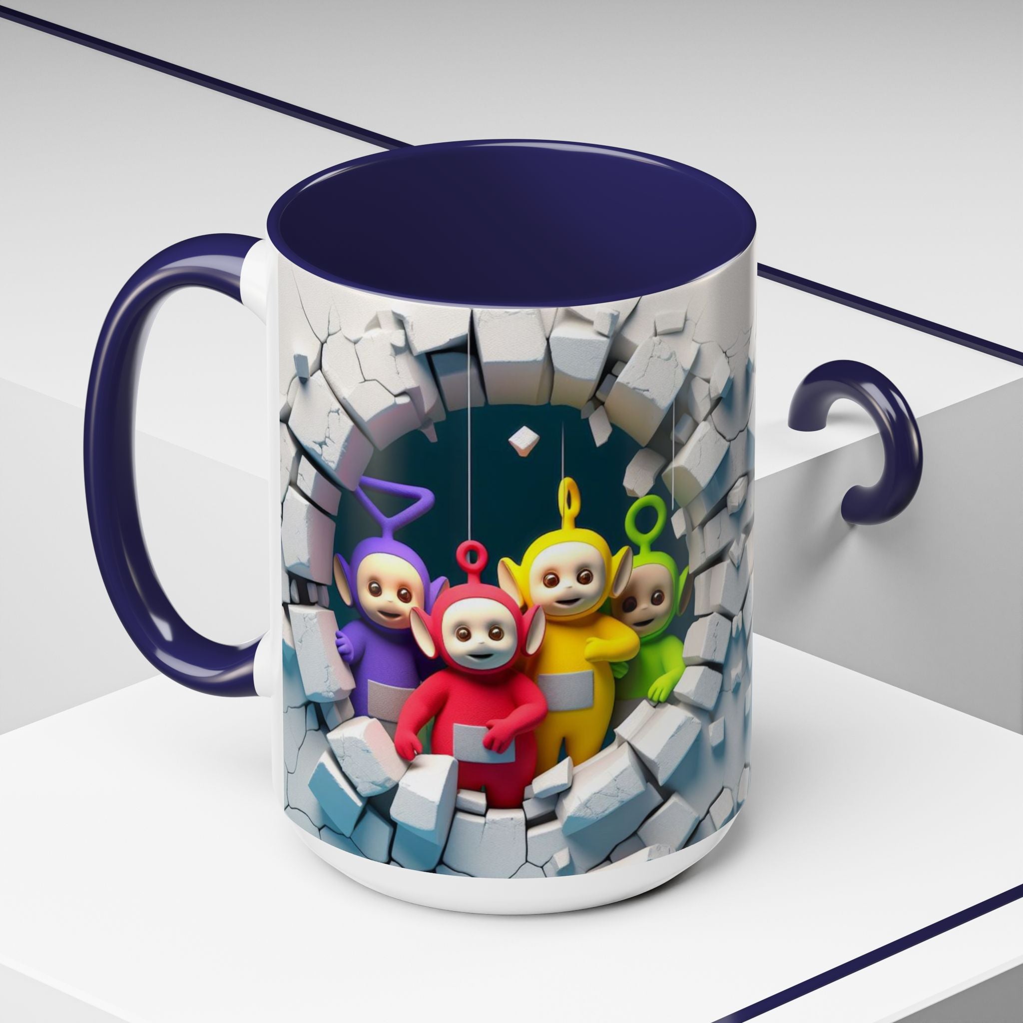 Teletubbies Tunnel Coffee Mug — Cute Retro Kids TV Character Design (11/15oz)