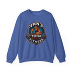 Van's Total Fitness Crewneck Sweatshirt — Gym Logo Pullover for Van's Total Fitness Fans