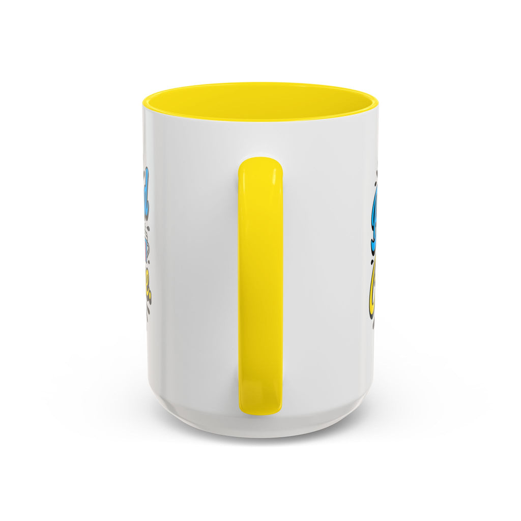 Coffee Mug — "My Blood Type Is Coffee" Accent Ceramic Mug (11/15oz)