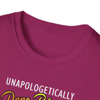 “Unapologetically Dope Black Nurse” Empowerment Tee —  Brown Afro Nurse T-Shirt