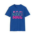 Wild Soul T-Shirt — Pink & Green Heart Graphic Tee