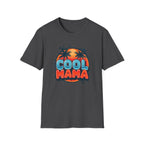 Cool Mama T-Shirt — Retro Palm Sunset Graphic Tee for Moms