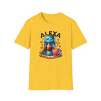 Alexa Coffee Robot T‑Shirt — Cute Brew Me Coffee Tee for Coffee Lovers