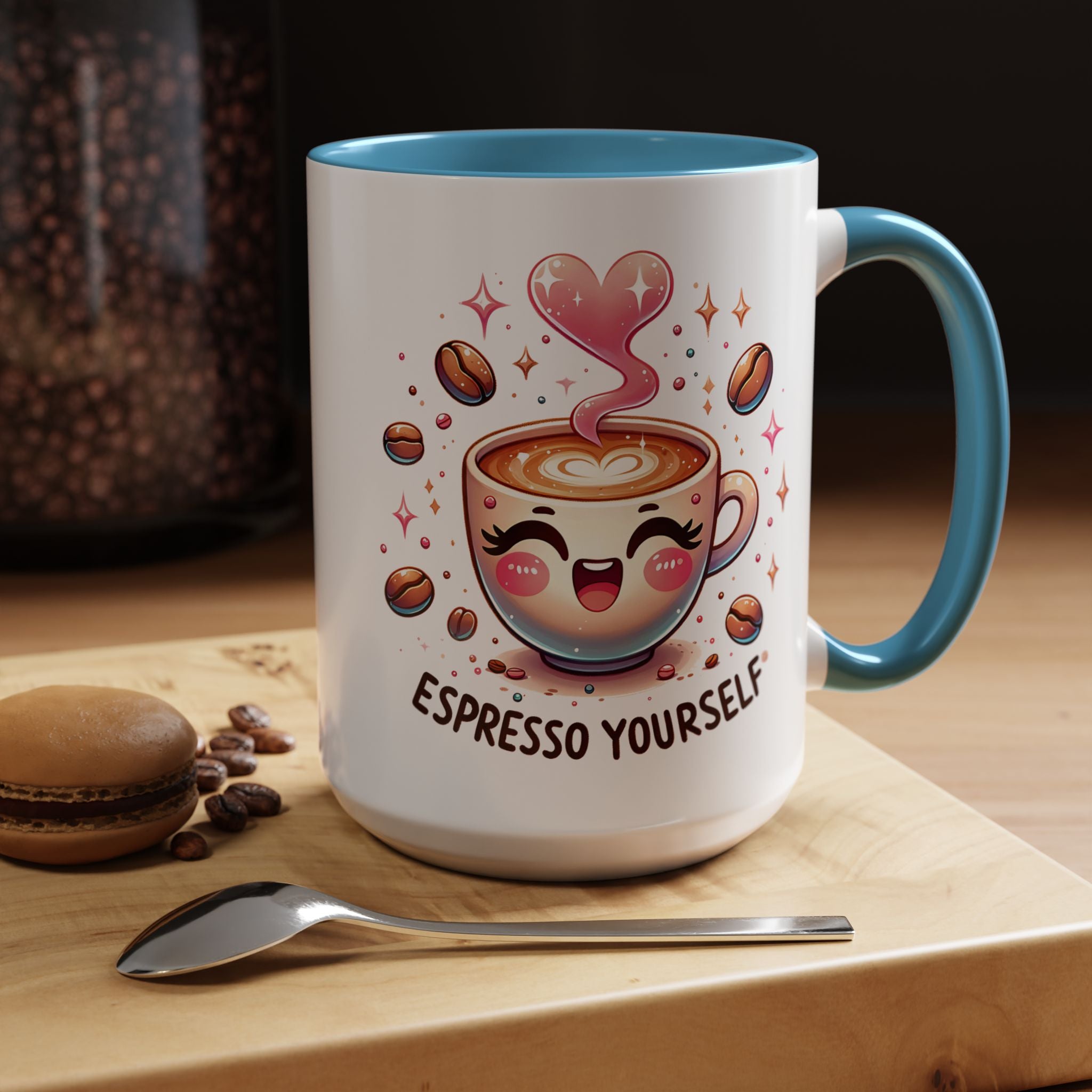 Espresso Yourself Coffee Mug — Cute Kawaii Cup Accent Mug (11/15oz)