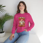 "I Will Start Working When My Coffee Does" Cute Kawaii Crewneck — Coffee Sweatshirt