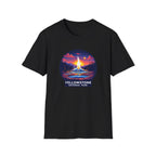 Yellowstone National Park Tee — Geyser Sunset Graphic T-Shirt