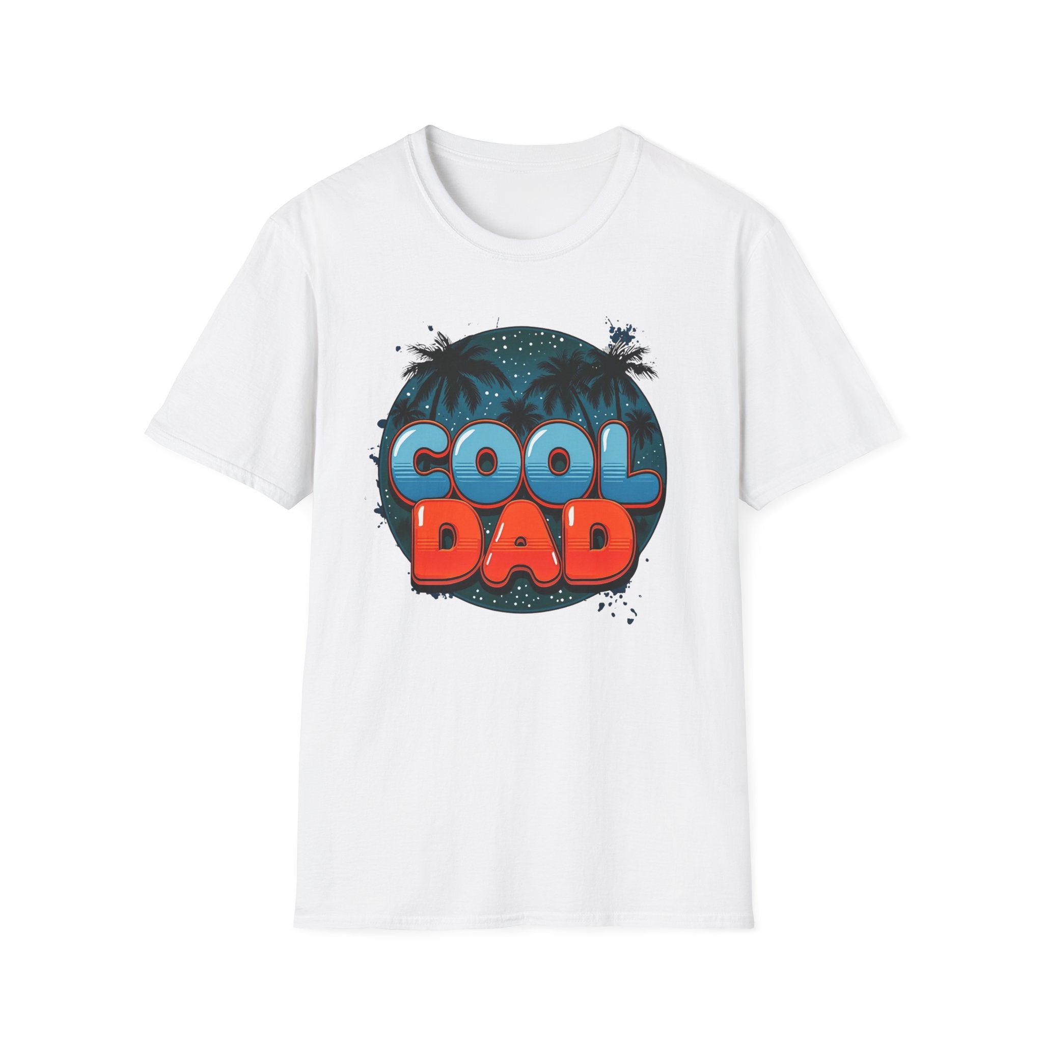 Cool Dad Graphic T-Shirt — Vintage Tropical Palm Beach Father’s Day Tee