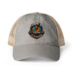Van's Total Fitness Washed Mesh- Ponytail Back Cap