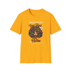 "Unapologetically Dope" Inspirational African American Nurse Tee — Black Afro Nurse T-Shirt
