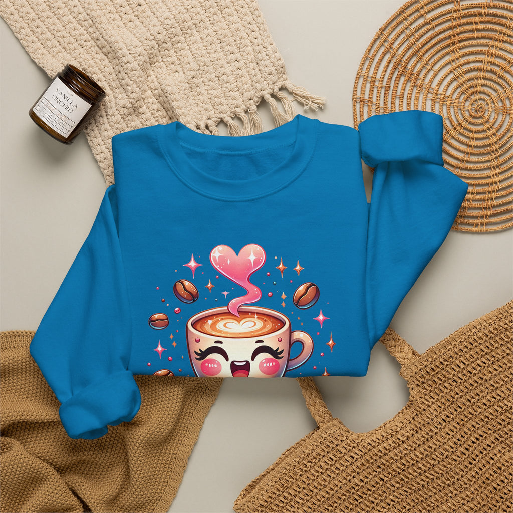 Espresso Yourself Cute Coffee Crewneck Sweatshirt