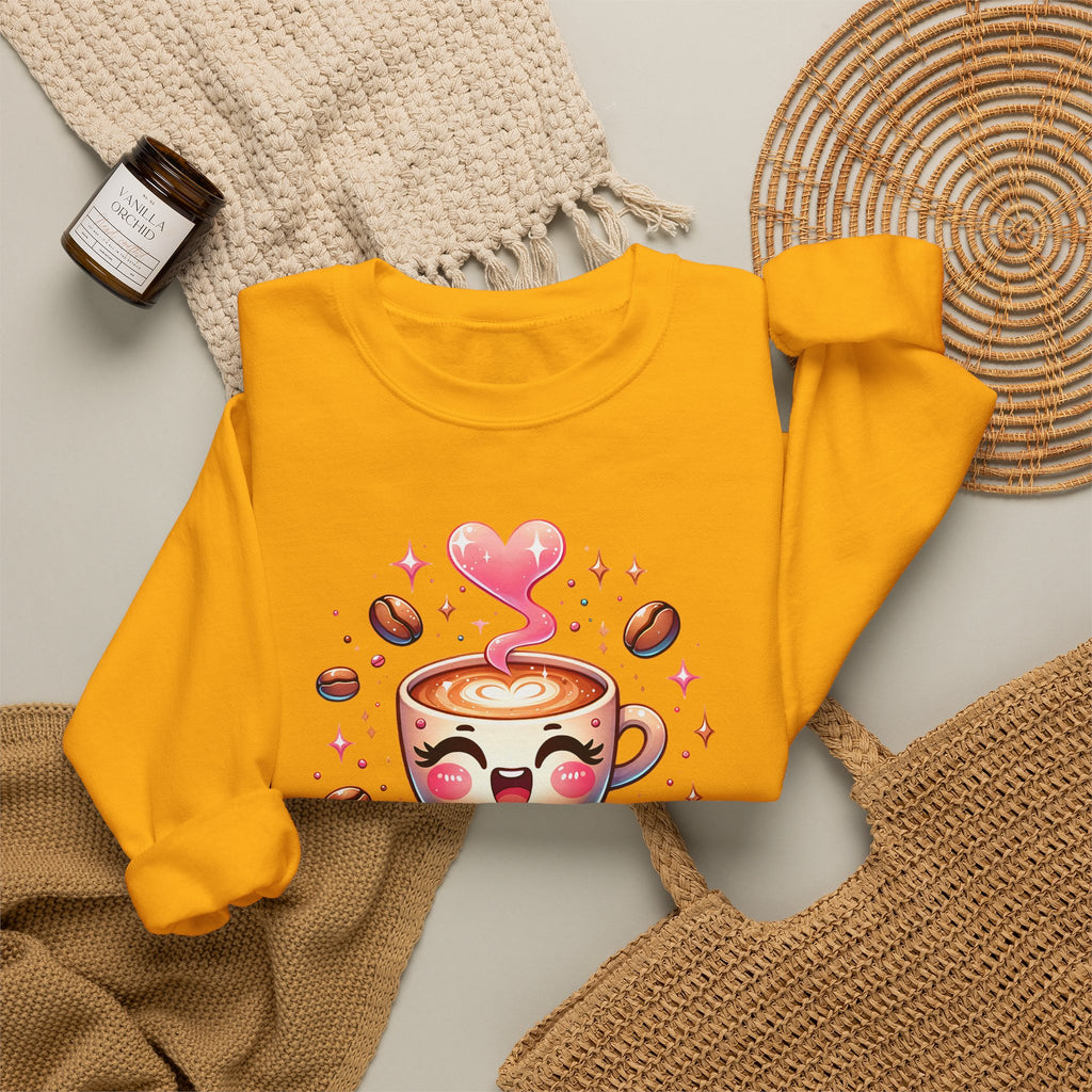 Espresso Yourself Cute Coffee Crewneck Sweatshirt