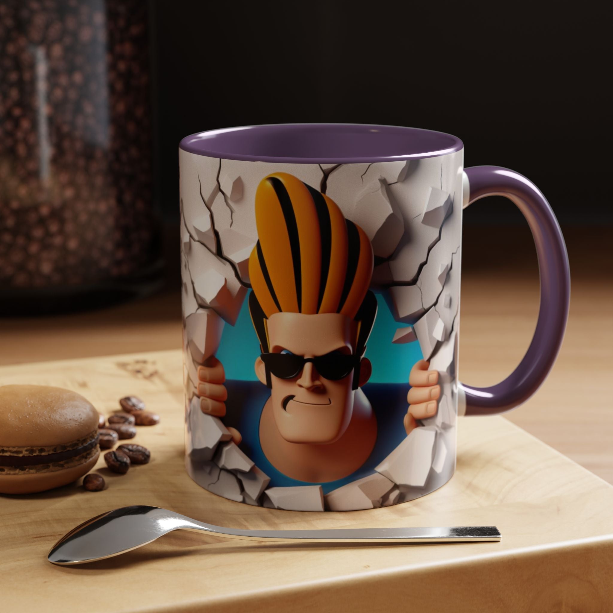 Johnny Bravo Breakthrough Coffee Mug (11oz & 15oz)