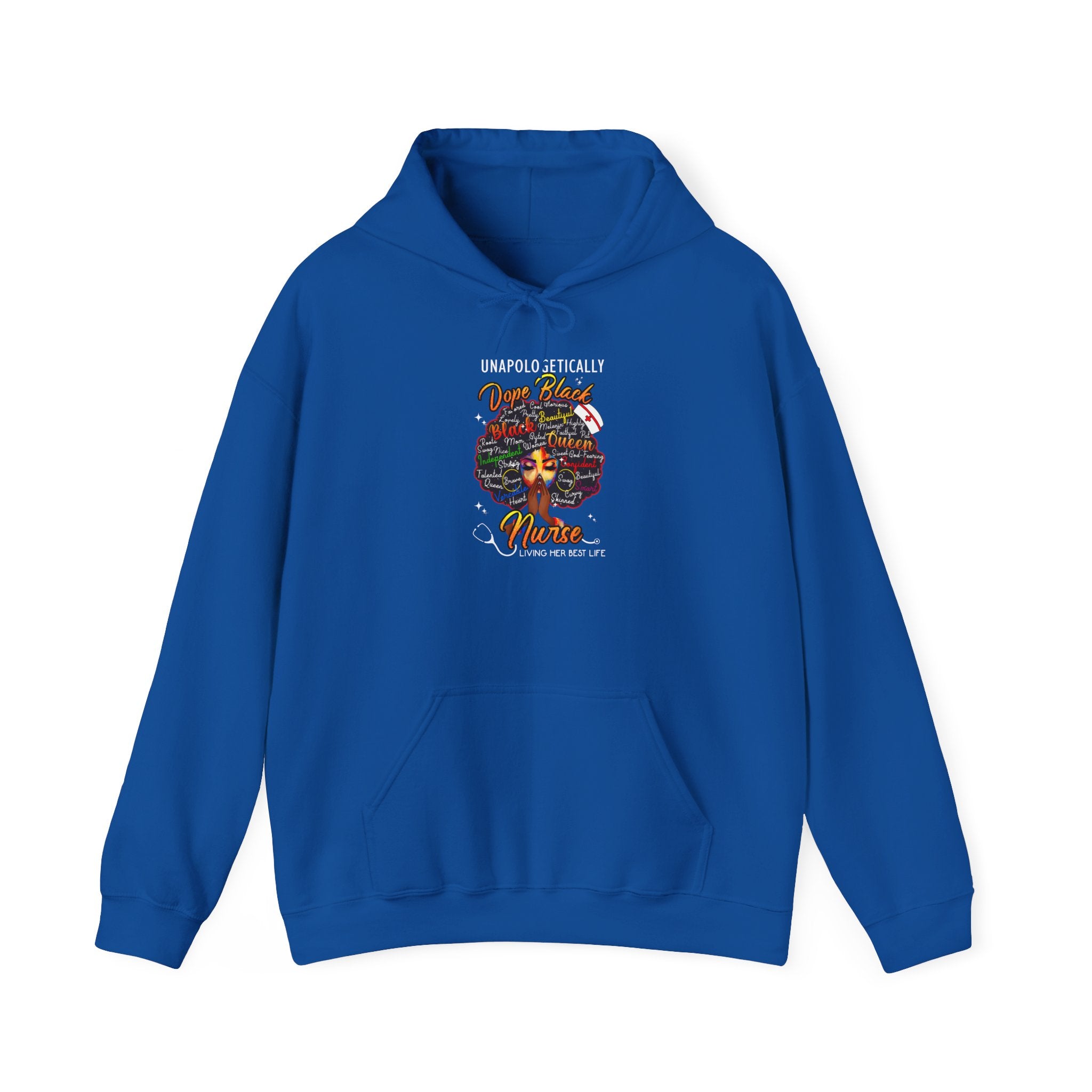 "Unapologetically Dope Black Nurse" Inspirational Pullover — Nurse Hoodie