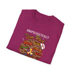 “Unapologetically Dope Black Nurse” Empowerment Tee —  Brown Afro Nurse T-Shirt