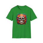 Day of the Dead Skull T-Shirt — Floral Sugar Skull Graphic Tee