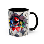 Power Rangers Coffee Mug — Retro Superhero Team Design (11/15 oz)