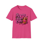 Running on Iced Coffee T-Shirt — Cute Pink Coffee Graphic Tee