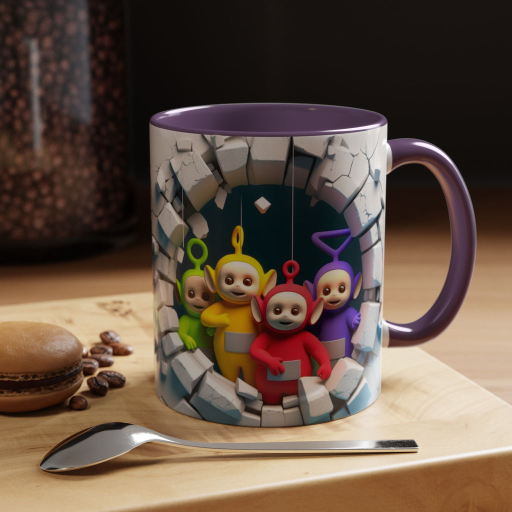 Teletubbies Tunnel Coffee Mug — Cute Retro Kids TV Character Design (11/15oz)