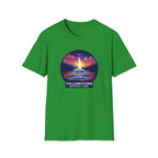 Yellowstone National Park Tee — Geyser Sunset Graphic T-Shirt