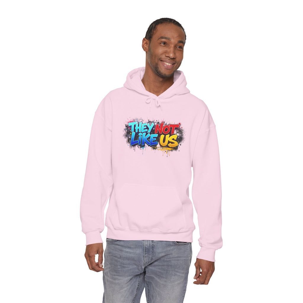 They Not Like Us Hoodie – Graffiti Streetwear Pullover Hoodie