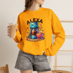 Alexa Coffee Robot Sweatshirt — 'Alexa Brew Me Coffee' Cozy Crewneck