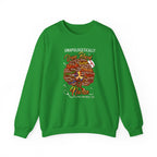 Unapologetically Dope Black Nurse Crewneck Sweatshirt – Brown Afro Nurse Stethoscope Design