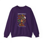Dope Black Nurse Crewneck Sweatshirt – "Nurse Living Her Best Life" Graphic Black Afro