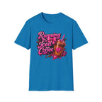 Running on Iced Coffee T-Shirt — Cute Pink Coffee Graphic Tee