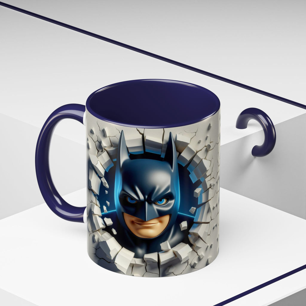 Batman "Break Through" Accent Mug — Superhero Coffee Cup (11/15oz)