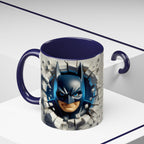 Batman "Break Through" Accent Mug — Superhero Coffee Cup (11/15oz)