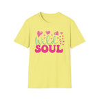 Wild Soul T-Shirt — Pink & Green Heart Graphic Tee