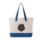 Fitness Logo Canvas Tote Bag — "Van's Total Fitness" Zippered Beach & Gym Tote