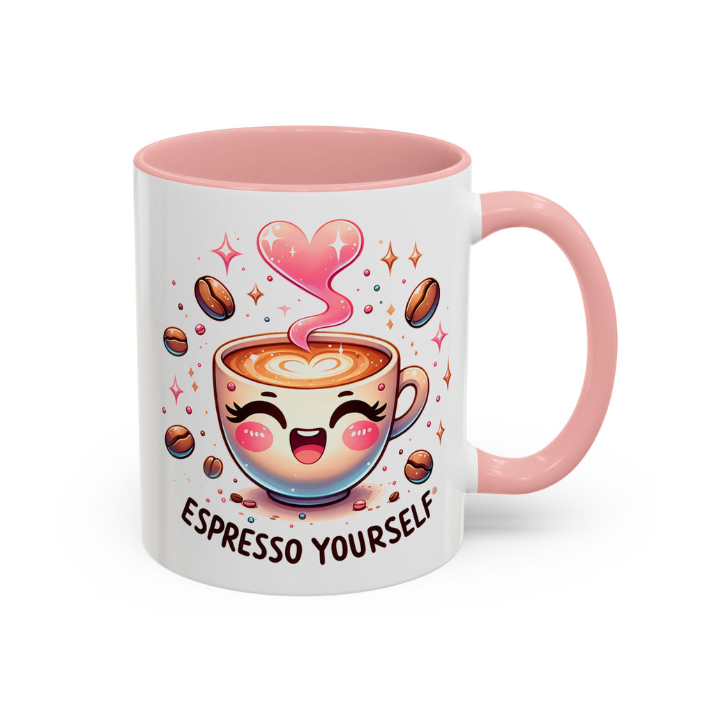 Espresso Yourself Coffee Mug — Cute Kawaii Cup Accent Mug (11/15oz)