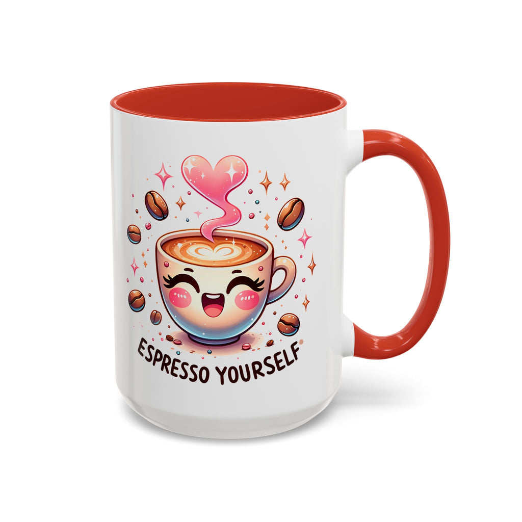 Espresso Yourself Coffee Mug — Cute Kawaii Cup Accent Mug (11/15oz)