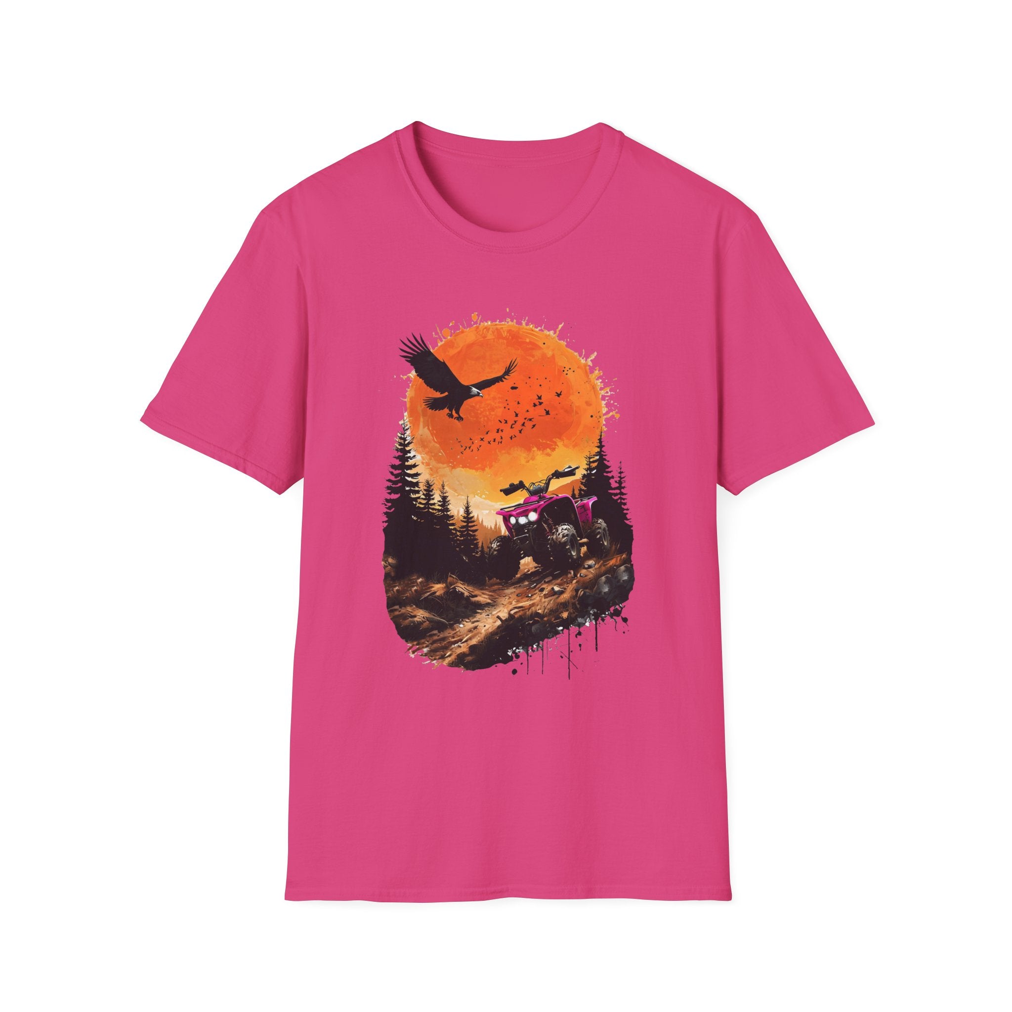 Off-Road Jeep Sunset T-Shirt — Adventure Forest Graphic Tee