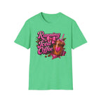 Running on Iced Coffee T-Shirt — Cute Pink Coffee Graphic Tee