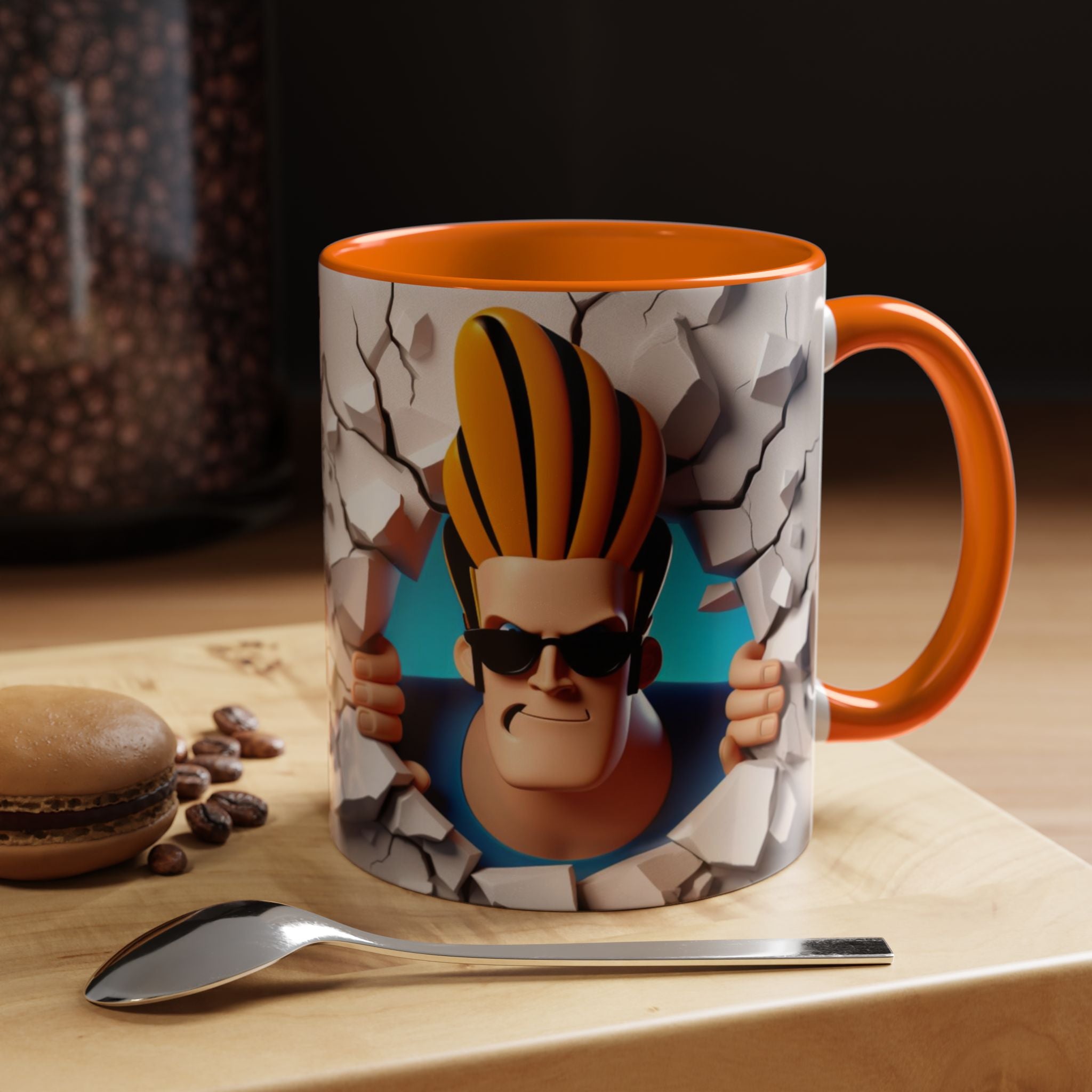 Johnny Bravo Breakthrough Coffee Mug (11oz & 15oz)
