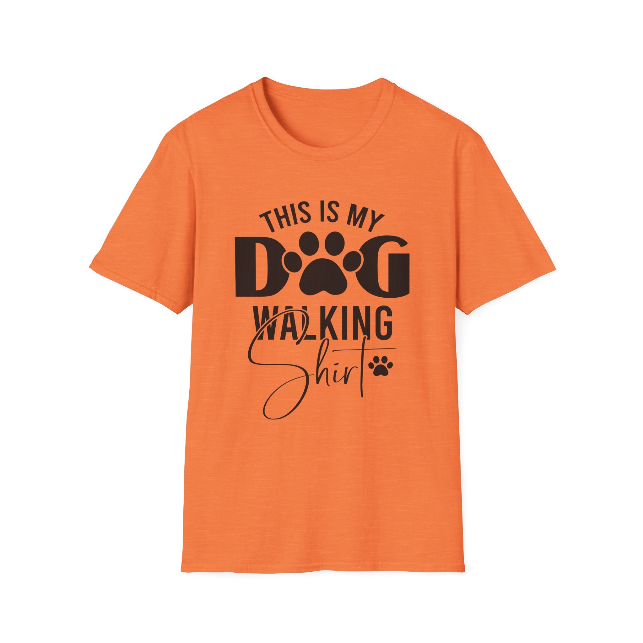 Dog Walking T-Shirt — "This Is My Dog Walking Shirt" Pet Lover Tee