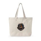Fitness Logo Canvas Tote Bag — "Van's Total Fitness" Zippered Beach & Gym Tote