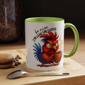 Angry Rooster 'Be Nice I'm Low on Coffee' Ceramic Coffee Mug (11/15oz)
